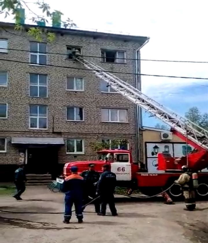 Сегодня произошел пожар в Лениногорске